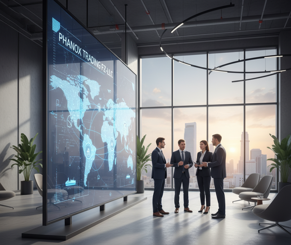 Oil tankers at a modern port at dusk
